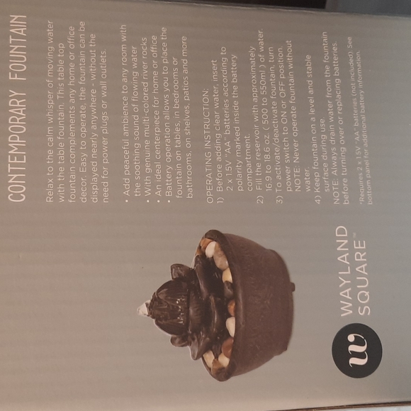 Wayland Square Little Lotus fountain NIB - Picture 3 of 6